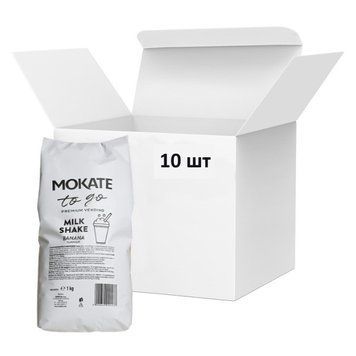 Молочний коктейль Mokate зі смаком банану, 1кг*10уп 26.144 фото