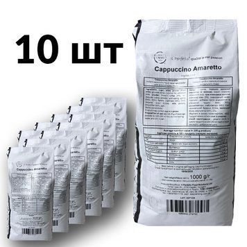 Капучино IL Perfetto Cappuccino Amaretto, Crystal Line, 1кг*10уп  24.050 фото