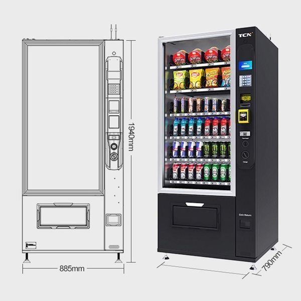 Торговий снековий автомат Vending Machine TCN-CSC-8G (V10) EV-202462 фото